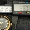 HAND-WINDING VINTAGE MONTINE SWISS MENS REFURBISHED BLACK DIAL WATCH a441068-1