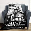 1pc K Pop Demon Hunters Flannel Blanket, Soft Skin Friendly with Digital Printing, Various Sizes Available for Family, Friends, Birthday