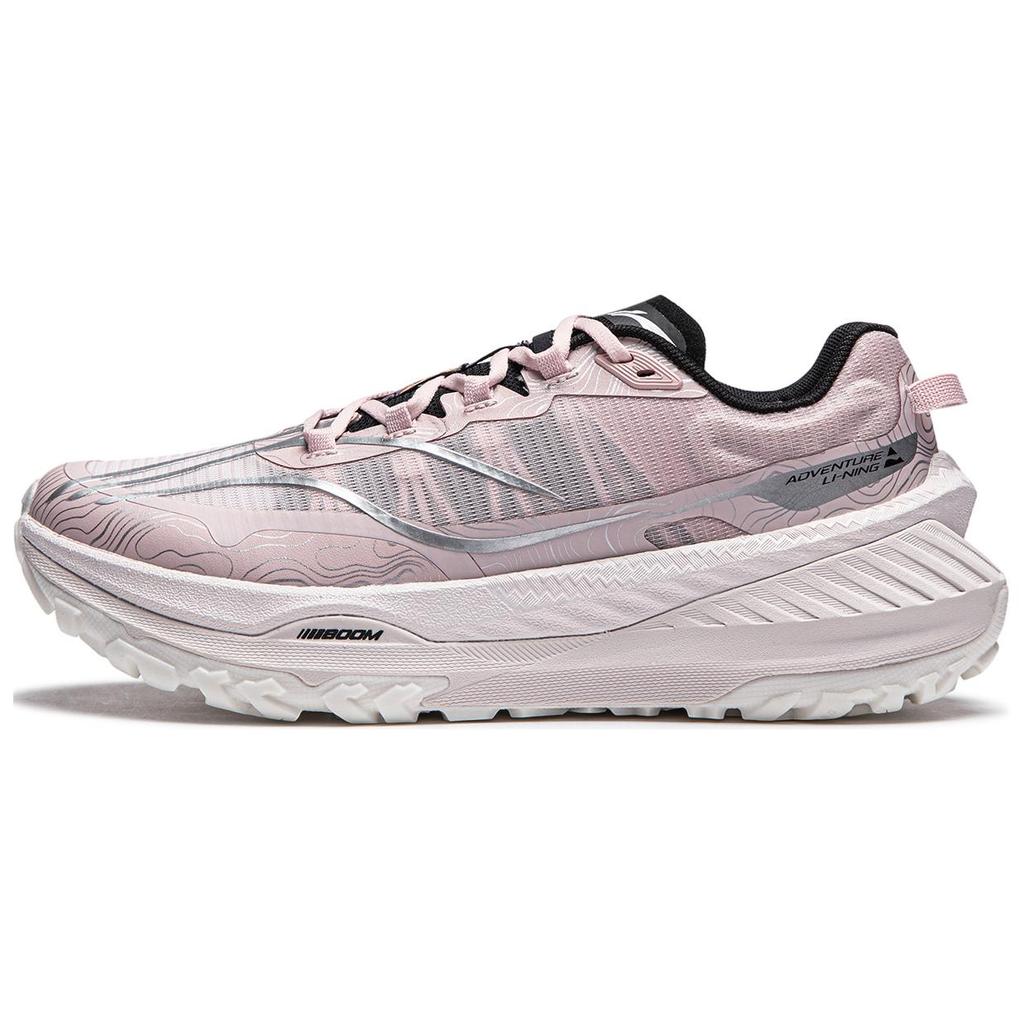 Li Ning Lu Da Technology Da Silk Stable Shock Absorption Anti-Slip Wear-Resistant Support Rebound Low-Top Running Shoes Women Running Shoes ARNU004-2