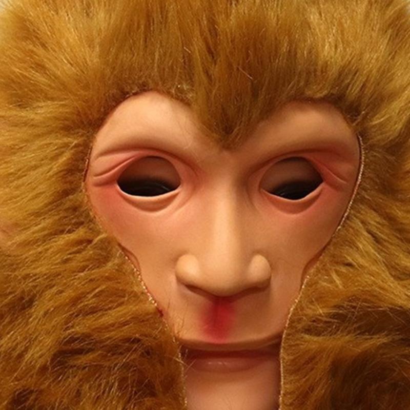 Affenmaske Halloween-Maske Gaming-Maske 3D WuKong Maske Party-Maske WuKong Cosplay-Maske Schwarze Mythos Gokus Maske