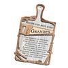Wooden Recipe Sign Father's Day Gift Recipe for The Best Ever Dad Ornament Hanging Decoration Gift for Dad Grandpa