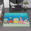 Children Animation S-Spongebob Kitchen Mat Kids Room Bedroom Decoration Balcony Anti-Slip Doormat Living Room Alfombra
