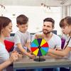 Desktop Prize Turn Plate Fortune Wheel Spinnings Game Lucky Draws Rotating wheels Erasable Fortune Wheel