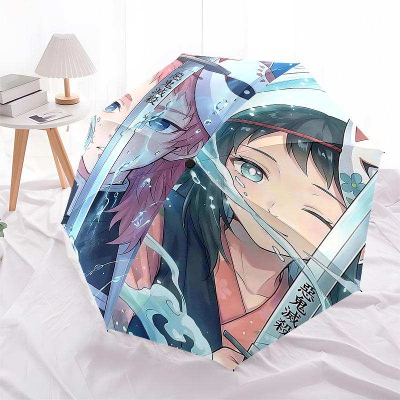 1pc Kaguya-sama: Love is War Outdoor Umbrella - Automatic Opening/Closing, Portable 3-Fold Design with 8-Bone Iron Frame, Perfect Gift for Kaguya-sama