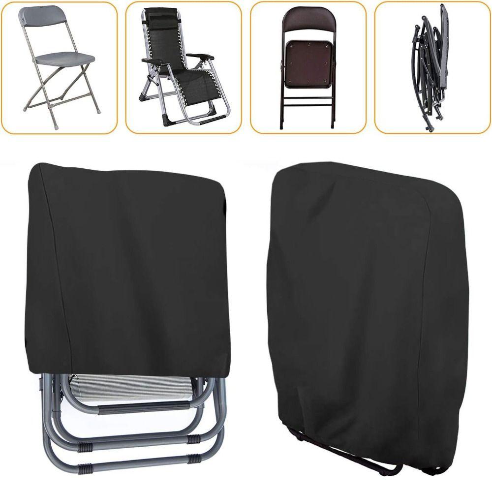 210D Oxford Folding Chairs Cover Dustproof Beach Chair Cover Portable Furniture Protector Outdoor