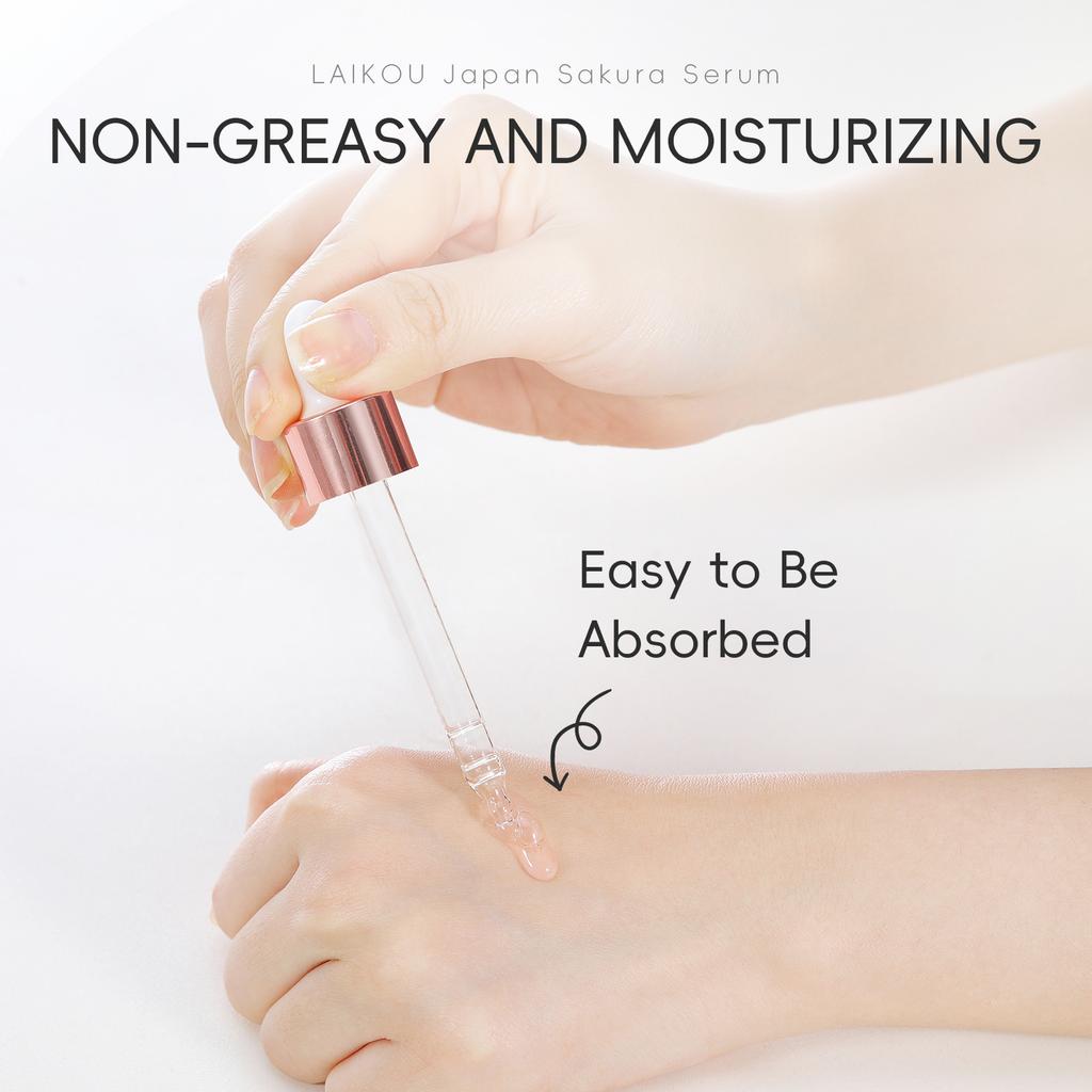 Sakura Whitening Face Serum Fine Lines Tighten Pores Improve Melanin Pigment Dull Moisturizer Brighten Skin Care