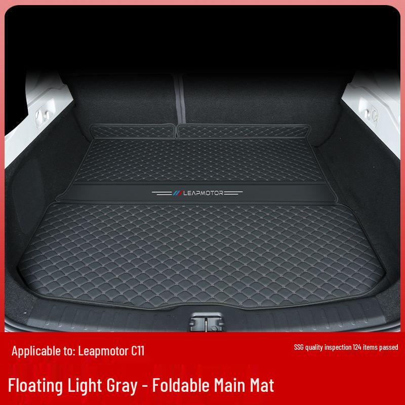 Compatible Leapmotor C11 Trunk Mat - Surround Design, Wear-Resistant, Fits 26 Models