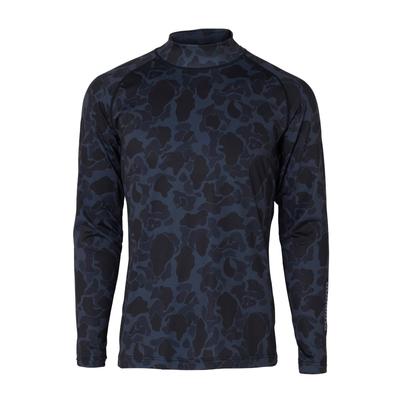 Sun Protection Inner Shirt High Neck Black Camo M IN-008X