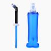 250ml Soft Water Kettle Solid Color Foldable Soft Water Bottle Bag Outdoor Sport Hydration Bladder for Camping Hiking Climbing