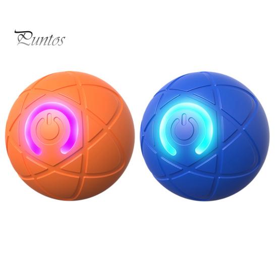 Automatic Moving Pet Ball Jumping with LED Light Boredom Stress Relief Smart Interactive Cat Dog Shaking Toy USB Rechargeable Electric Supplies