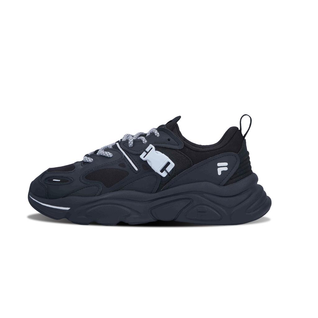 FILA Mars 2 Mars 2.0 Black Domain Snow Buckle Low top Casual Shoes Men's Black White F52M612175FBK(Team1156-)