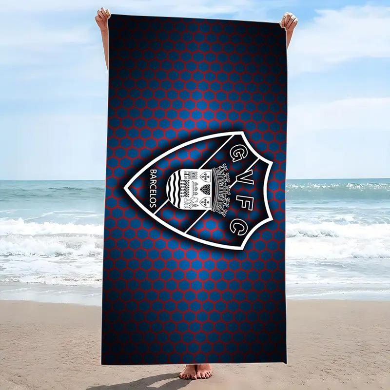 Gil Vicente FC Print Beach Towel, Large Soft Quick Dry Towel for Beach Camping Swimming