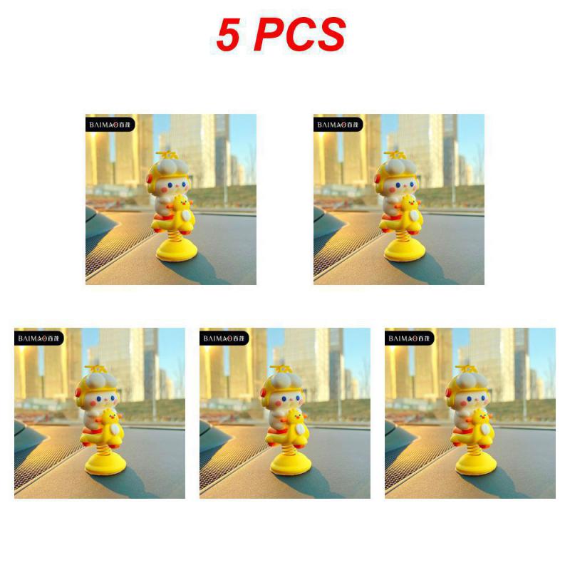 1~5PCS Car Dashboard Decor Exquisite Comfortable Powerful Creative Fashion Car Decoration Pull Rocking Shaker