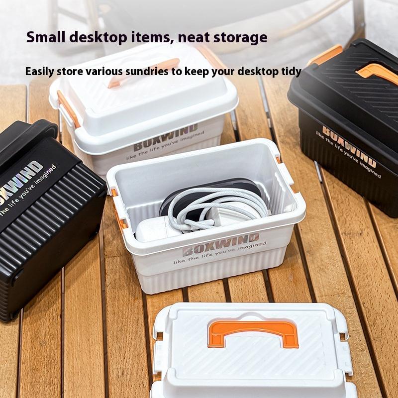 1PC Outdoor Tissue Case Desktop Napkin Paper Storage Box Portable Camping Picnic Seasoning Bottle Organizer Sundries Bucket