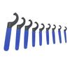 9PCS Set Coilover Spanner S2 Tool Steel C Shape ER Nut Shock Spanner Hook Wrench for Vehicles