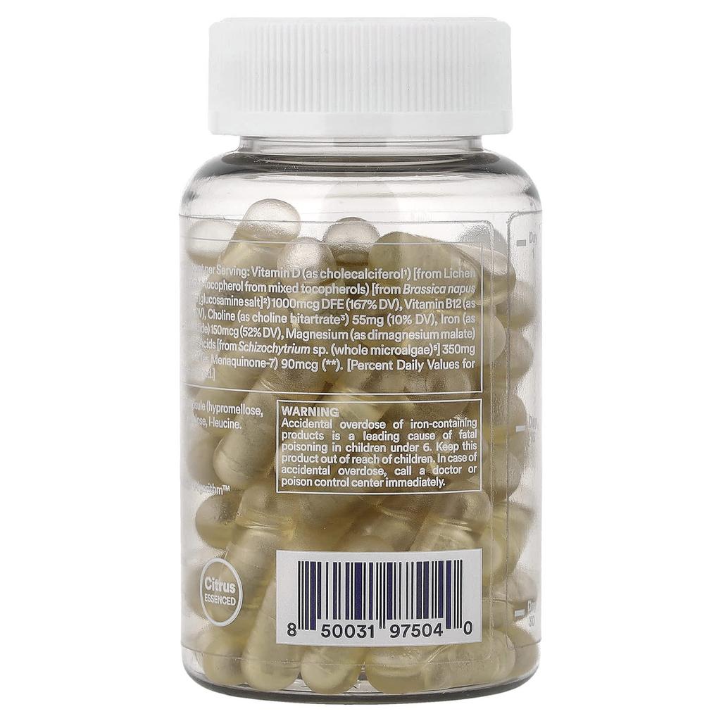 Ritual, Essentials for Women, Prenatal Multivitamin, Citrus, Veggie Capsules, 60 Capsules