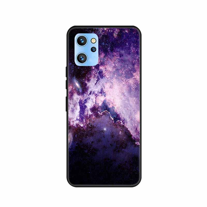Etui do telefonu Umidigi A13 Pro 2022 Kwiaty Czarny Silikonowy Tylny Pokrowiec Miękki Pokrowiec TPU Do Umidigi A13S Etui A 13 S Coque Funda Torba