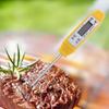 Digital Thermometer High-temperature Resistant Thermometers LCD Display with Probe Temperature Meter for Cooking