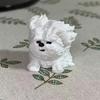 1 Pieza Adorablemente Soplado por el Viento y Líneas Desordenadas Adorno Minimalista Estilo Boceto Estatua de Cachorro Decoración Única para Escritorio Artesanía