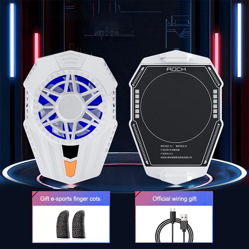 Mobile Phone Cooler Cooling Fan Radiator For PUBG Phone Cooler Back-clip Semiconductor Game Air Cooling Fan
