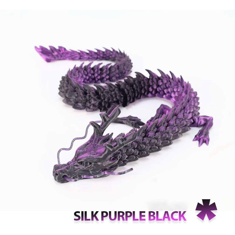 

30 см 3D-печатный кристальный дракон антистрессовая игрушка для снятия стресса вращающаяся шарнирная идеальная фигурка сияющие ослепительные цвета