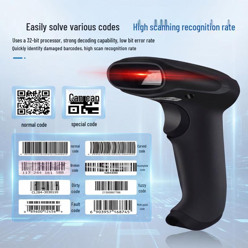 Kemi EW-9200 Wireless 1D/2D Barcode Scanner