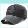 Fashion Waterwashed Cotton Baseball Cap With Maple Leaf Decoration Design For Outdoor Wear
