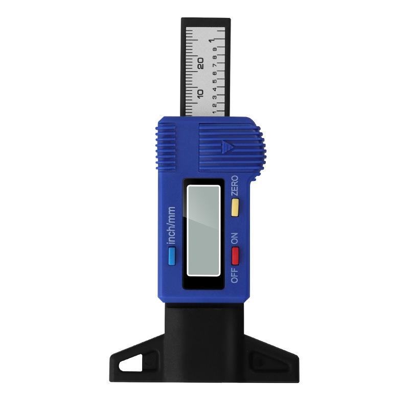 Digitální měřič hloubky dezénu pneumatik - Elektronický posuvný měřítko pro detekci opotřebení pneumatik automobilu