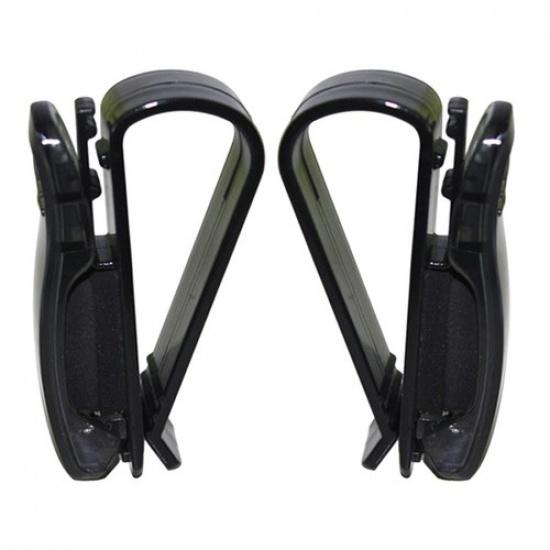 2 Pcs Auto Plastic Visor Clip Car Sunglasses Holder Glasses Clip for Visor