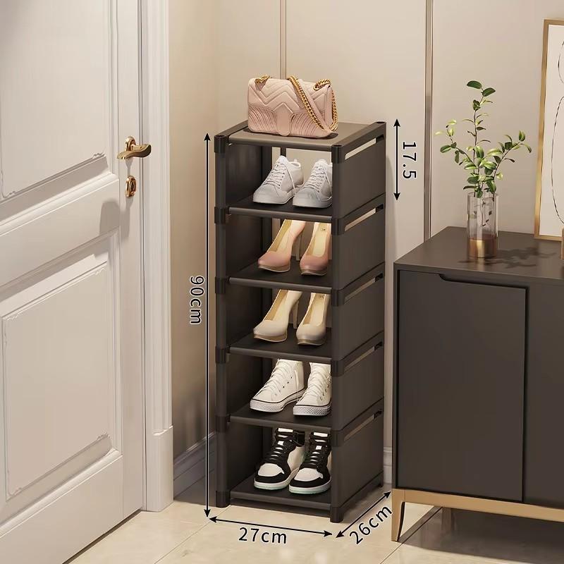 Shoe Rack Multi-layer Storage Rack Household Simple Door Entrance Indoor Dormitory Space Saving Small Apartment Shoe Cabinet