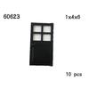 1x4x6 Door Frame Smart Windows 10pcs 60596 60616 60803 57894 60623 60621 92589 MOC Parts House Building Block Model Accessories