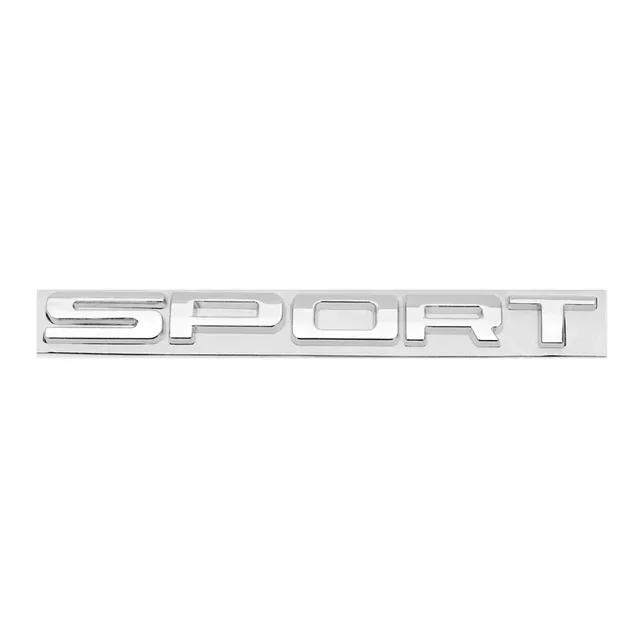 Car Styling Metal SPORT Letters Logo Emblem Car Rear Trunk Badge Sticker Decal For Land Range Rover SV Autobiography Discovery