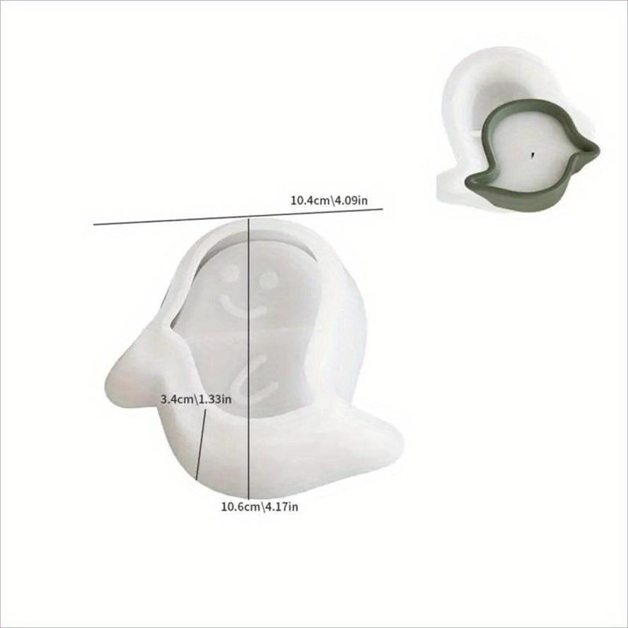 Halloween Tray Silicone Mold Ghost Spider Web Pumpkin Tray Molds Candle Cup Cement Plaster Tray Mold Jewelry Display Trays Mould