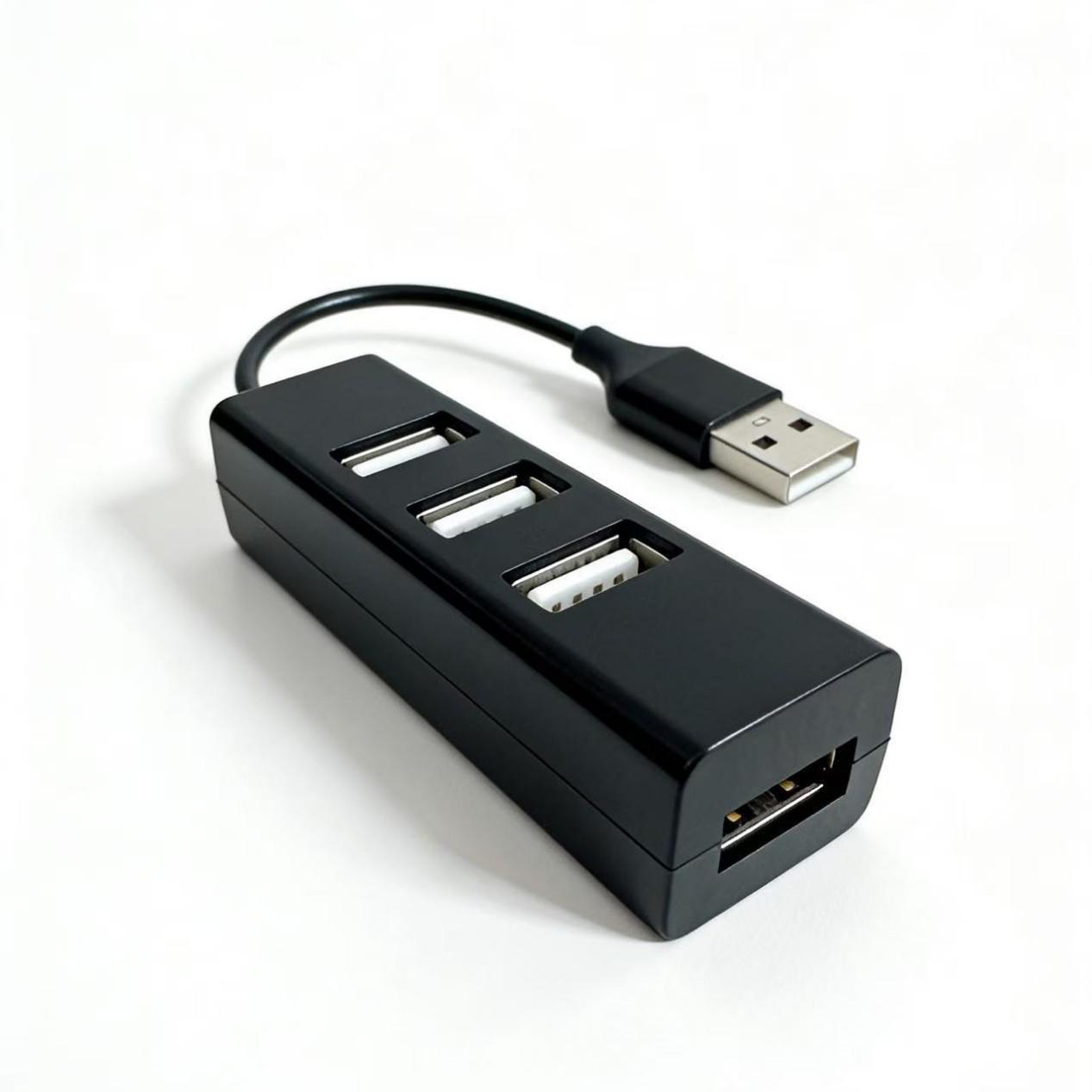 Four-Port USB 2.0 OTG Hub and Charging Dock