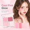 Xinxin love blush, high gloss, natural nude makeup, facial brightening, swelling, and repairing all-in-one disc