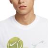 Nike T-shirt ras du cou ample court à manches courtes raglan pour homme Blanc HJ3469-100