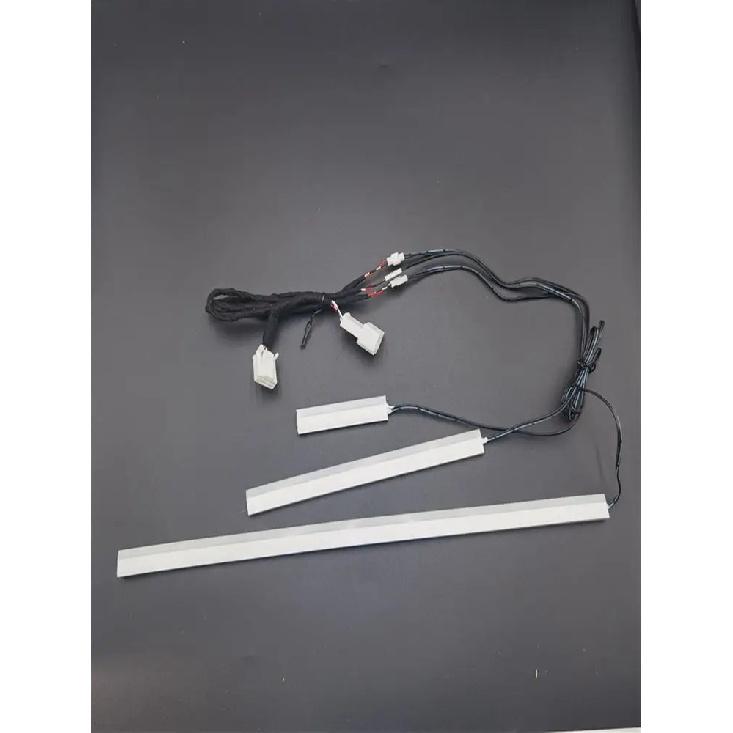 3IN1 Blue Car Instrument panel LED Ambient Light Kit For Toyota RAV4 2019-2024 XA50 Plug to plug