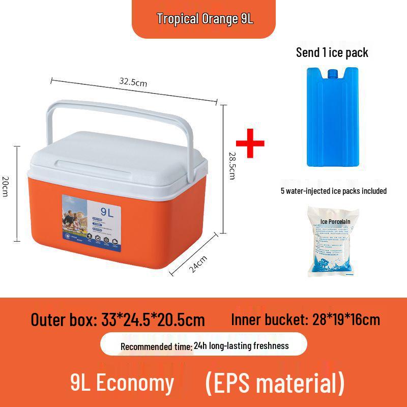 Portable Insulated Refrigerated Box for Home, Car, and Outdoor Use