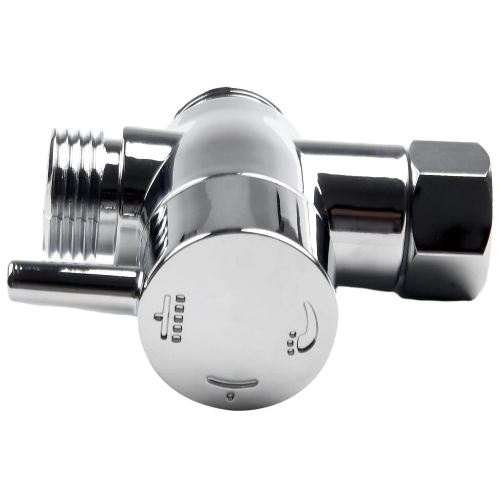 3 Way Shower Head Diverter Valve G1/2 Three Function Switch Adapter Connector Head Faucet Bathroom Accessories 3 Way Shower Head