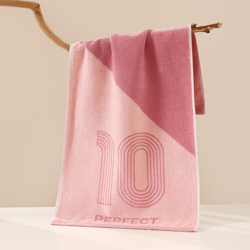 

Жаккардовий пофарбований пряжею дорослий банний рушник з 100% бавовни - Товстий, Вбираючий та Готовий до подарунка 35*75cm