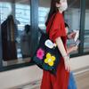 Niche Design Patchwork Flower Bag Women's Large-capacity Commuter Single-shoulder Bag Fashionable Tote Bag