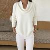 Women Sweater, Long Sleeve ,Solid Color Knitwear ,Casual Tops ,Autumn Winter Fashion Clothing