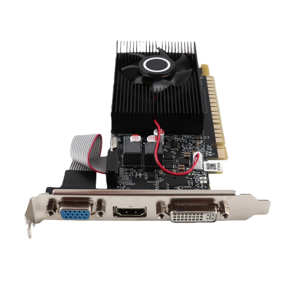 Graphics Card Discrete 4GB DDR3 High Definition Multimedia Interface VGA DVI PCI Express X8 3.0 for Desktop Computer