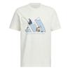 Adidas GRAPHIC SHORT SLEEVE T SHIRT T Shirt Unisex Jade White KB7751
