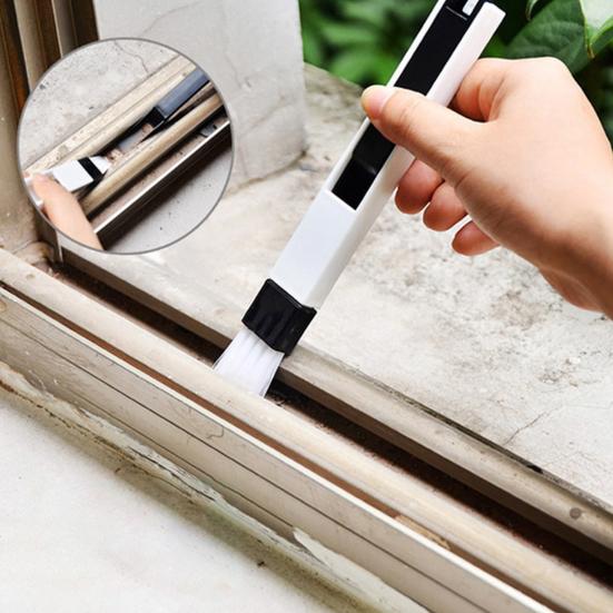 Reinigungsbürste, Mehrzweck-Tiefenreinigungs-Mini-Tastatur-Fensterreiniger mit Kehrschaufel für den täglichen Gebrauch