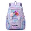 Cartoon Anime K-Pop Demon Hunters Printed Backpack Schoolbag for Teenager Student Girl Boy Bookbag Large Capacity Waterproof Travel Bag Gift