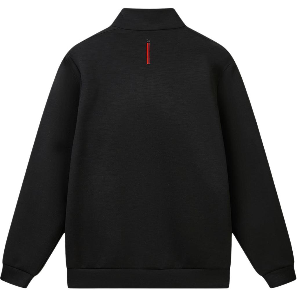 Li Ning Wade Series Casual Simple Versatile Basketball Running Training Zipper Loose Comfortable Long Sleeve Jacket Men Jackets Black AWDWF55-1