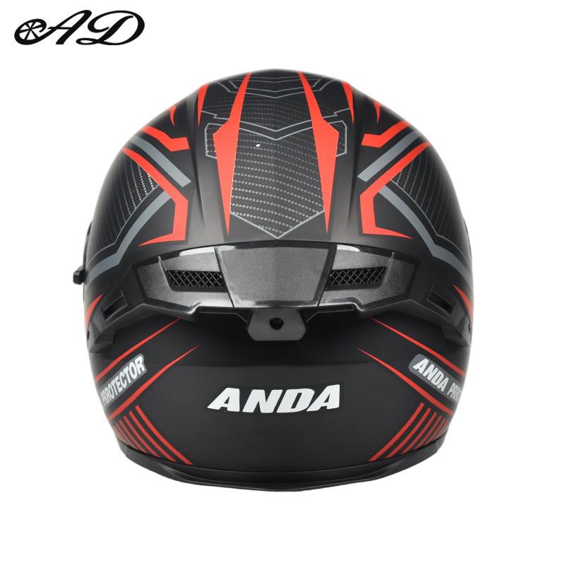 AD Motorcycle Helmet for Men and Women, Winter Full-face Helmet for Motorbikes and Electric Vehicles, All-season Safety helmet3C Authentication