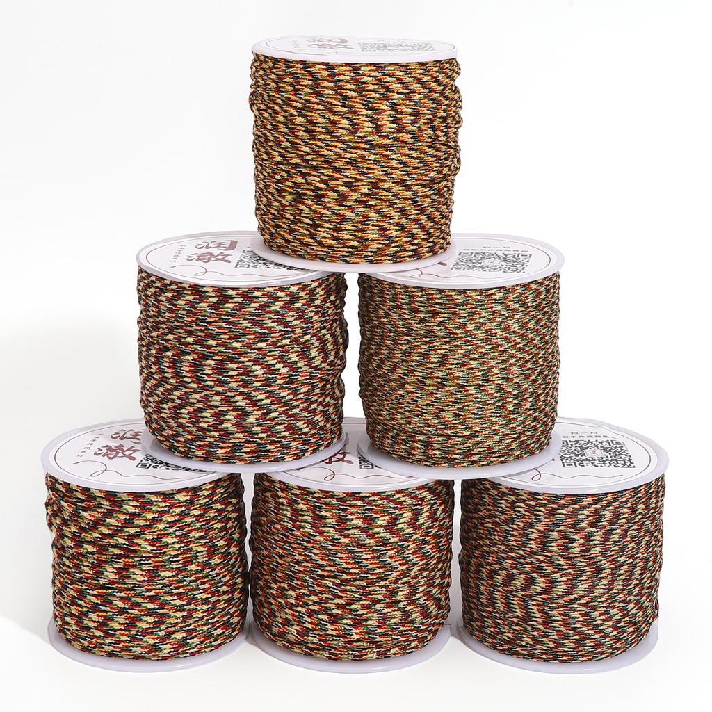 27-120Meter Cotton Cord Nylon Cord Thread String DIY Beading Braided Bracelet Jewelry Making