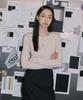 EMKM Henley Neck Button-Up Hemp Linen Long Sleeve Knit Top_Beige